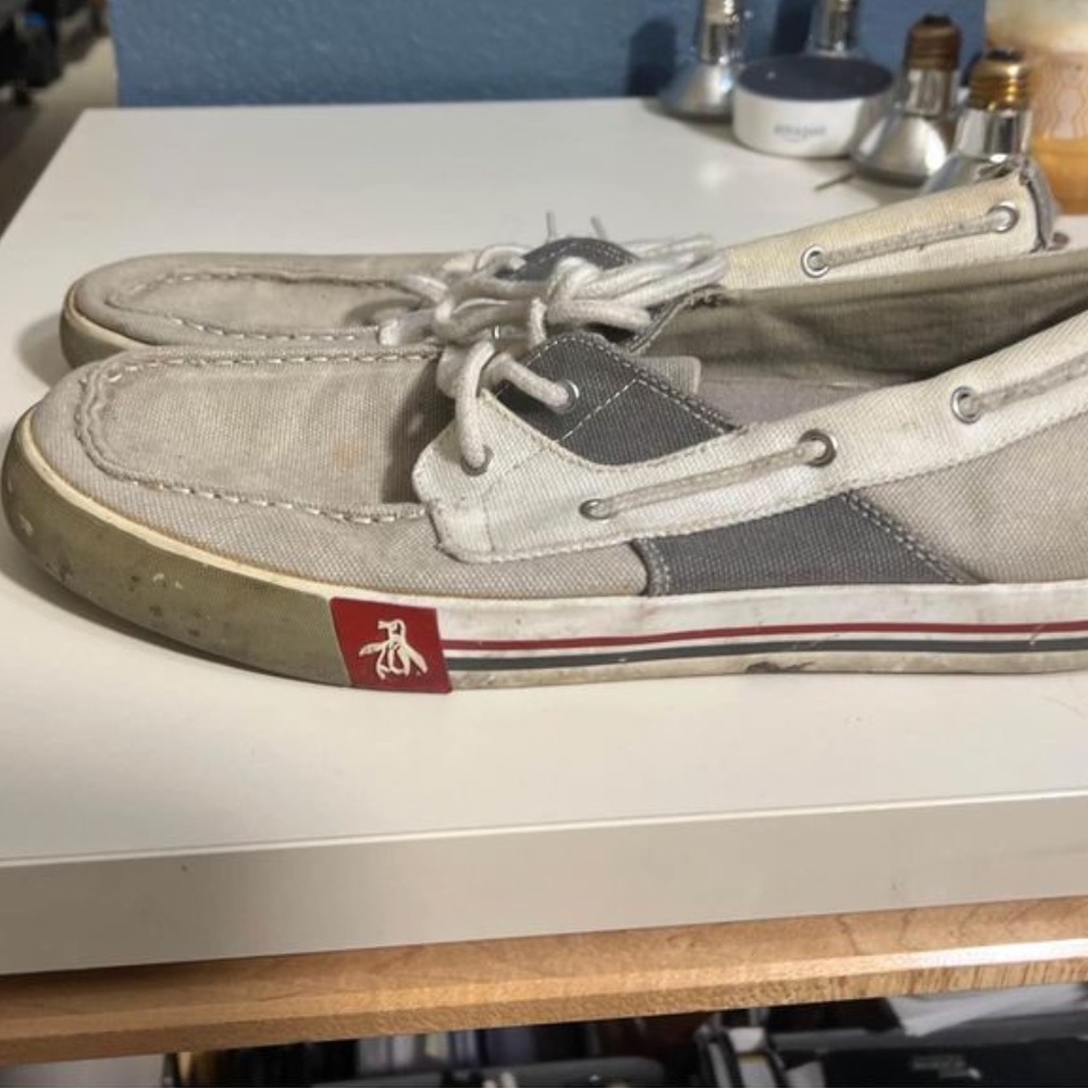 men’s “an original penguin” shoes - mens boat shoes / sneakers